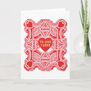 Tarjeta Festiva Antique Valentine