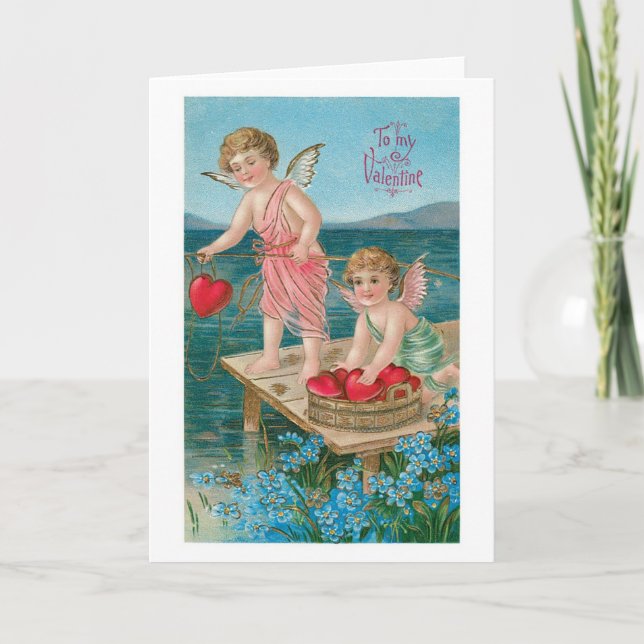 Tarjeta Festiva Antique Valentine (Anverso)
