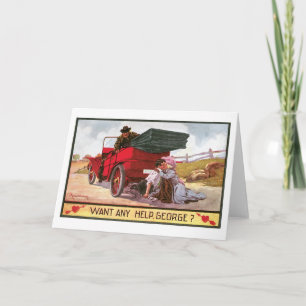 Tarjeta Festiva Antique Valentine