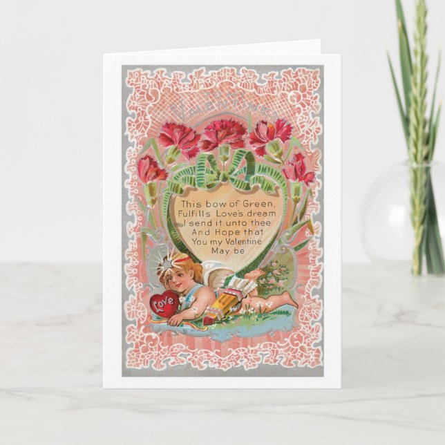 Tarjeta Festiva Antique Valentine (Anverso)