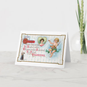 Tarjeta Festiva Antique Valentine