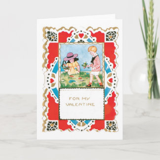 Tarjeta Festiva Antique Valentine
