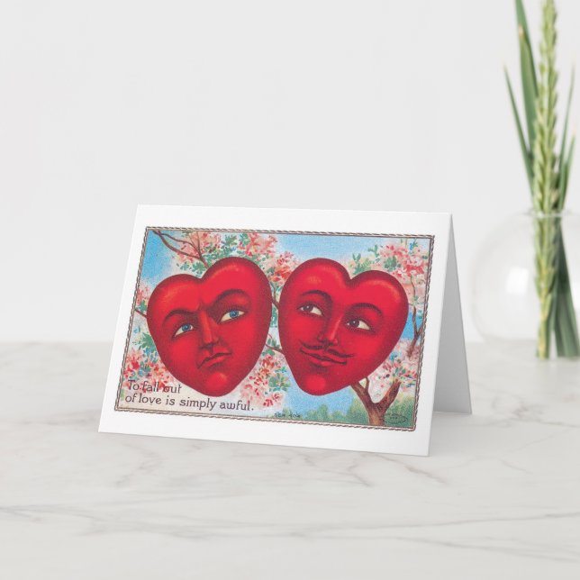Tarjeta Festiva Antique Valentine (Anverso)