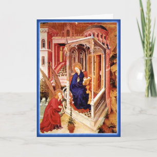 Tarjeta Festiva Anunciación de los Navidades de Melchior Broederla