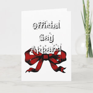 Tarjeta Festiva Aparato gay oficial