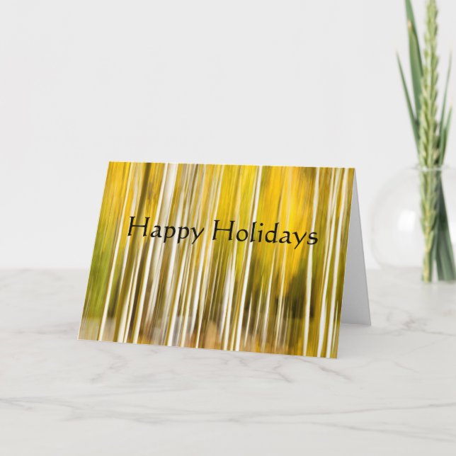 Tarjeta Festiva Apenos abstractos, vacaciones felices (Anverso)