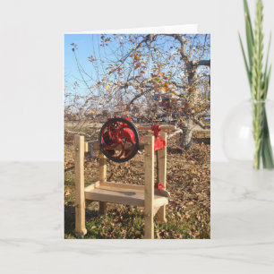 Tarjeta Festiva Apple Orchard y Press