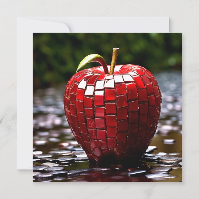 Tarjeta Festiva Apple Tile (Anverso)