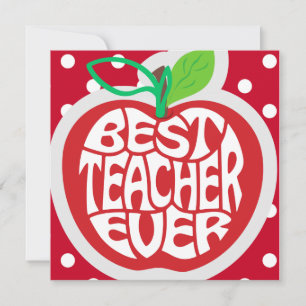 Tarjeta Festiva Apreciación del profesor