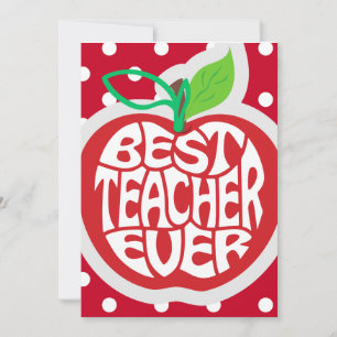 Tarjeta Festiva Apreciación del profesor