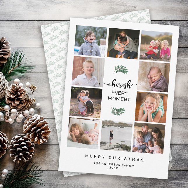 Tarjeta Festiva Apreciar a cada momento 10 Navidades de Collage de (Subido por el creador)