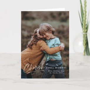 Tarjeta Festiva Apreciar cada momento dos Navidades de vacaciones