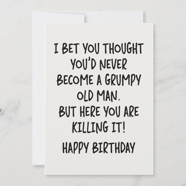 Tarjeta Festiva Apuesto a que pensaste que nunca te convertirías e (Anverso)