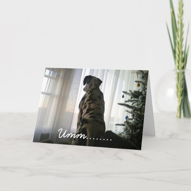 Tarjeta Festiva Apuesto el Dalmation (Anverso)