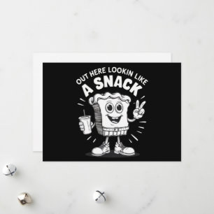 Tarjeta Festiva Aquí Fuera Parece Un Pastel De Árbol De Navidad.