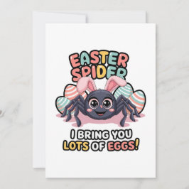 Tarjeta Festiva Araña de Pascua