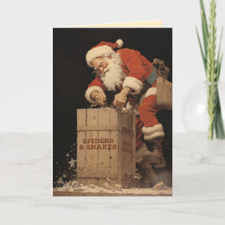 Tarjeta Festiva ¡Arañas y serpientes!