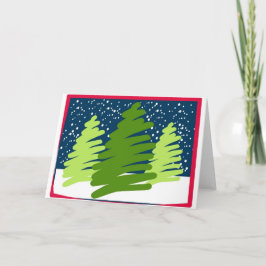 Tarjeta Festiva Árbol abstracto 2