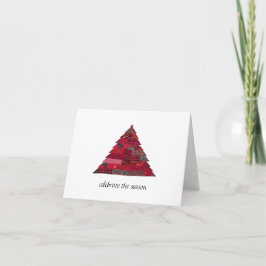 Tarjeta Festiva Árbol acolchado 2 celebrar