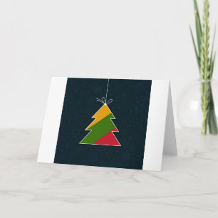 Tarjeta Festiva Árbol celebrador