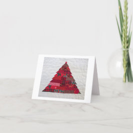 Tarjeta Festiva Árbol curvado