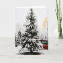 Árbol de invierno de navidades