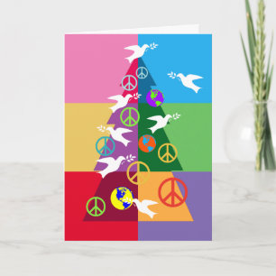 Tarjeta Festiva Árbol de la paz