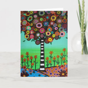 TARJETA FESTIVA ÁRBOL DE LA VIDA