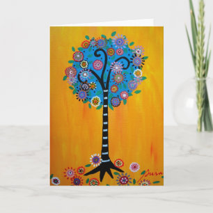TARJETA FESTIVA ÁRBOL DE LA VIDA