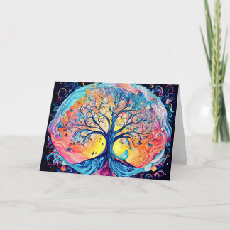 Tarjeta Festiva Árbol de la Vida