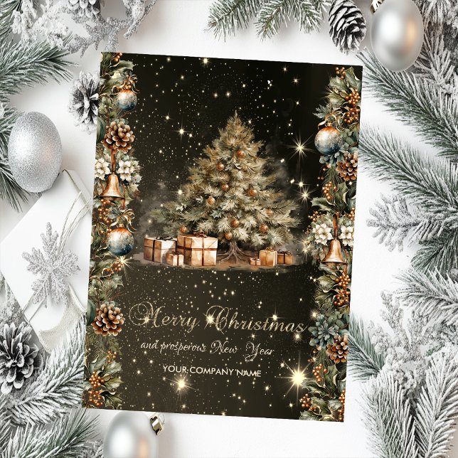 Tarjeta Festiva Árbol de Navidad, Bolas, Bellezas, Pinecones Corpo (Subido por el creador)