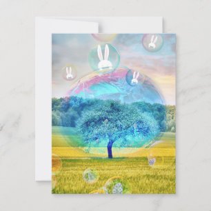 Tarjeta Festiva Árbol de Pascua