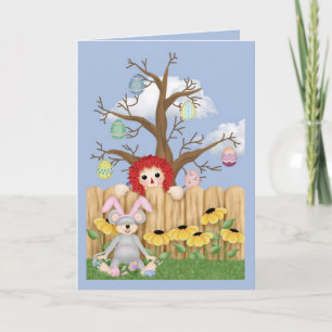Tarjeta Festiva Árbol de Pascua