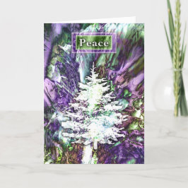 Tarjeta Festiva Árbol de paz
