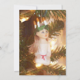 Tarjeta Festiva Árbol del Día de Santa Lucía JL Biel