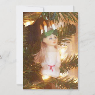 Tarjeta Festiva Árbol del Día de Santa Lucía JL Biel