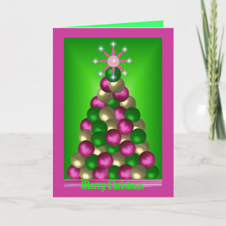 TARJETA FESTIVA ÁRBOL DEL ORNAMENTO