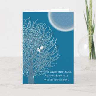 Tarjeta Festiva Árbol lunar