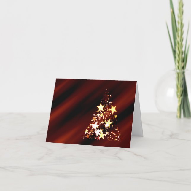 Tarjeta Festiva Árbol navideño (Anverso)