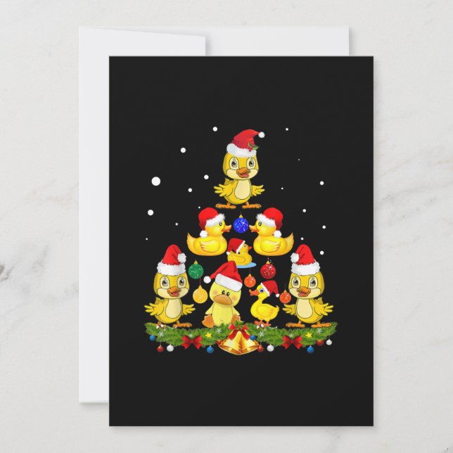 Tarjeta Festiva Árbol navideño (Anverso)