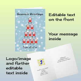 Tarjeta Festiva Árbol personalizado de amigos