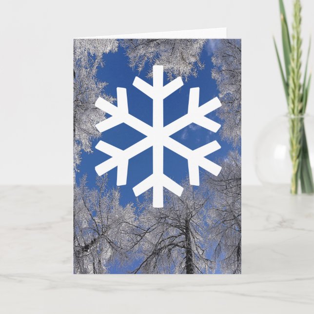 Tarjeta Festiva Árboles (Anverso)