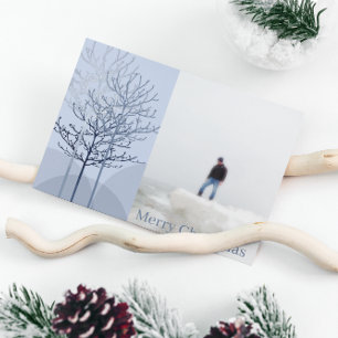 Tarjeta Festiva Árboles navideños felices - Personalizados