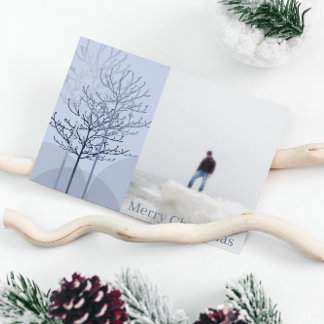Tarjeta Festiva Árboles navideños felices - Personalizados
