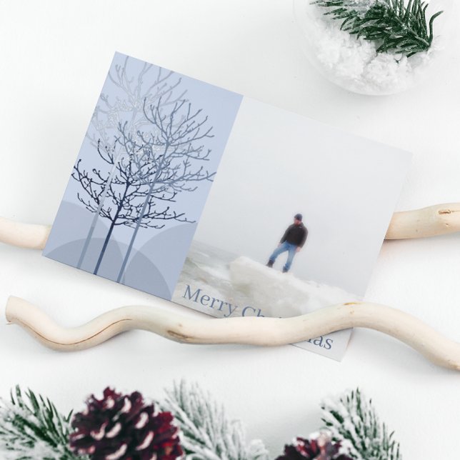 Tarjeta Festiva Árboles navideños felices - Personalizados (Subido por el creador)