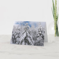 Árboles nevados