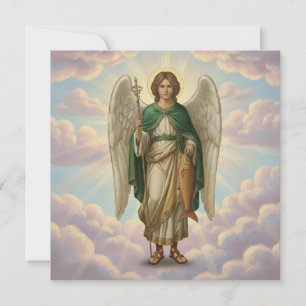 Tarjeta Festiva Arcángel Rafael Ángel