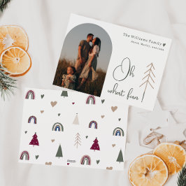 Tarjeta Festiva Arco arco iris y corazón de Boho Oh Qué divertido 