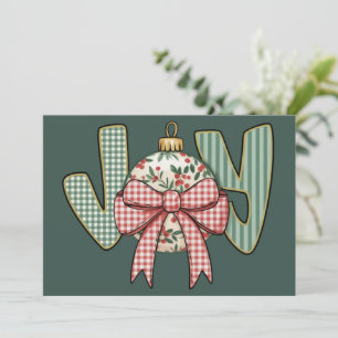 Tarjeta Festiva Arco de alegría y ornamento Navidades navideñas ar
