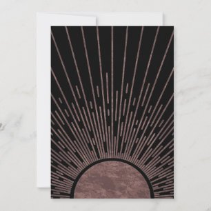 Tarjeta Festiva Arco De Fase De La Luna Resumen Conjunto De Rayos 